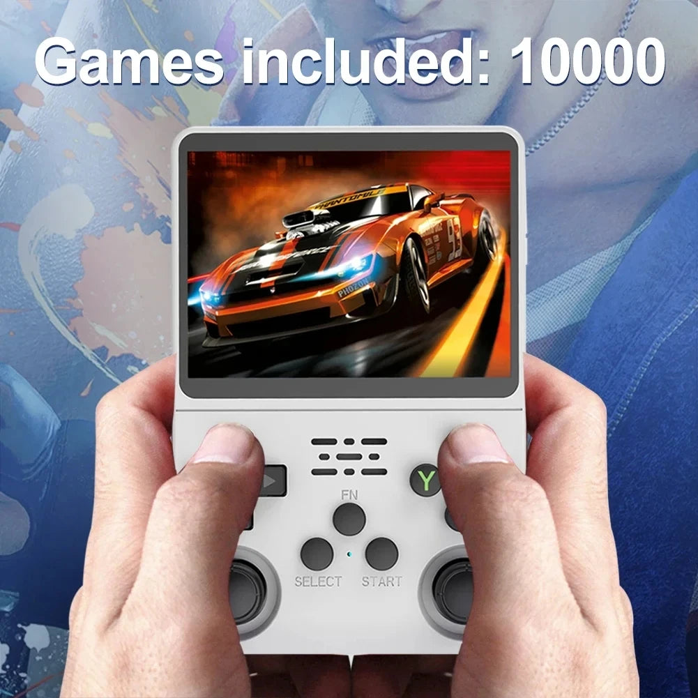 R36S Retro Handheld Video Game Console 64GB Game 3.5-Inch IPS Screen Handheld Game Console Open-Source Linux Gift
