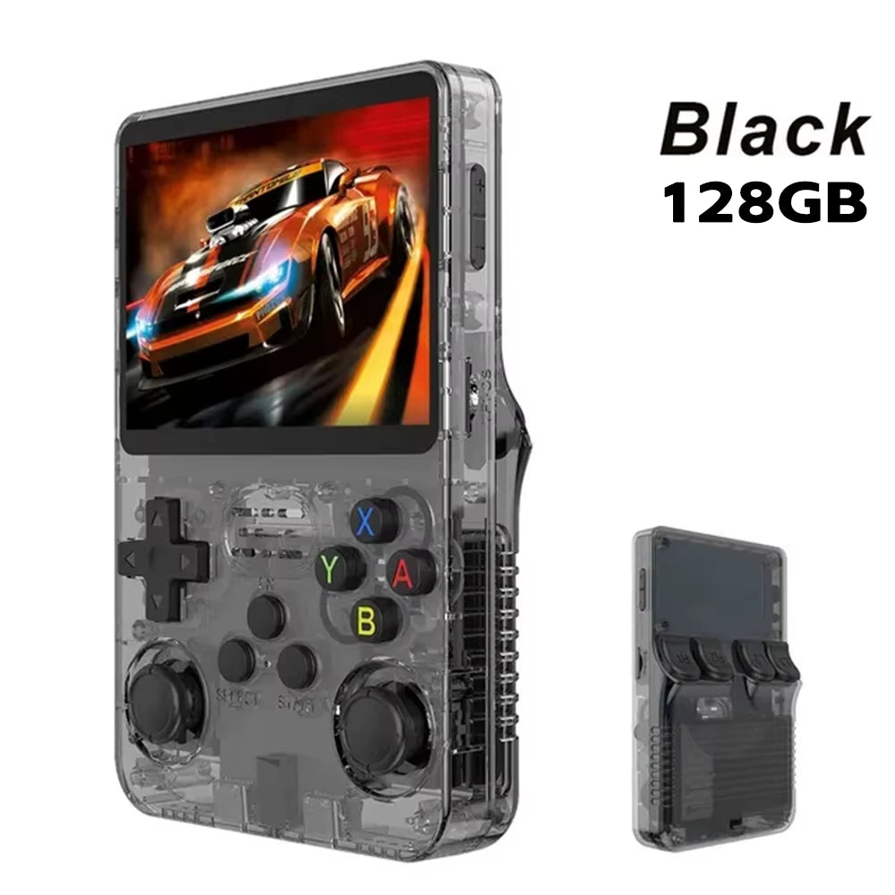 R36S Retro Handheld Video Game Console 64GB Game 3.5-Inch IPS Screen Handheld Game Console Open-Source Linux Gift